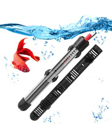 RuikDly aquarium heating 200W 30-200L aquarium heating rod adjustable heating element aquarium with suction cups waterproof thermostat aquarium heater for fish tanks and aquarium (220-240V) - Buy Online on GoSupps.com
