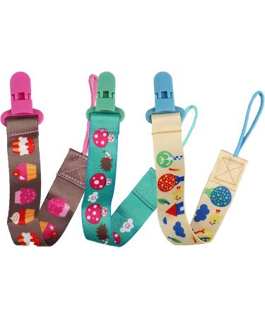 Lingjiong Baby Pacifier Clips | Soft Bite Rings for Babies Toddlers & Kids - Durable Pacifier Straps & Toy Clips - International Shipping Available - Buy Online on GoSupps.com