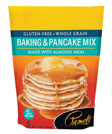 Pamela's Products Gluten Free Baking and Pancake Mix, Unflavored, 64 Oz