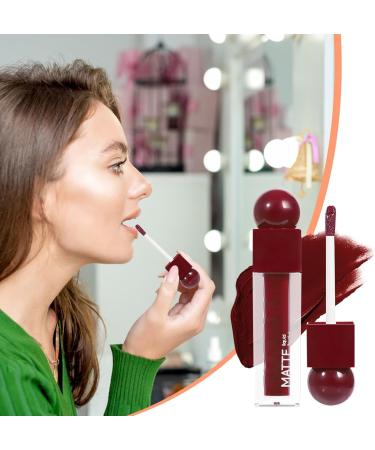  Huyeruie Matte Liquid Lipstick - Long-Lasting Creamy Lip Color | Smooth Nude Lipstick in 6 Colors | Long-Lasting High Color | Lip Makeup - Buy Online on GoSupps.com