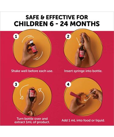 SmartyPants Baby Multivitamin & DHA for 6-24 Months | 1 fl oz (30 mL) â€“ Complete Nutrition - Buy Online on GoSupps.com