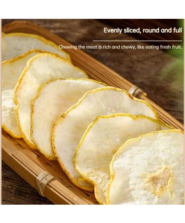  HQZMCTE Naturally Air-Dried Sliced Snow Pear Tea - No Added Sugar 50g / 1.76oz Naturally Sweet - Buy Online on GoSupps.com