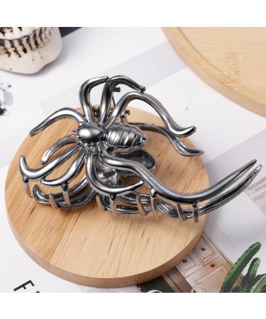 Halloween Hair Claw Clips Horror Hair Clips Gothic Hair Barrettes Hairpin Metal Spider Hair Accessories Black Halloween Hair Accessories Decoration for Women Girls (Spider) - Buy Online on GoSupps.com