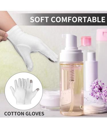 WLLHYF Moisturizing Gloves - White Cotton Touch Screen Gloves for Men & Women | Overnight Spa Cosmetics Treatment for Dry Hands | 1 Pair - Buy Online on GoSupps.com