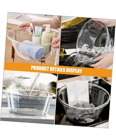 Ciieeo Footbath Kitchen Storage Basin Plastic Washing Basin Salon Washing Basin Foot Soaking Basin Plastic Basin Kitchen Wash Tub Plastic Face Cleaning Basin Plastic Thicken Wash Basin - Buy Online on GoSupps.com