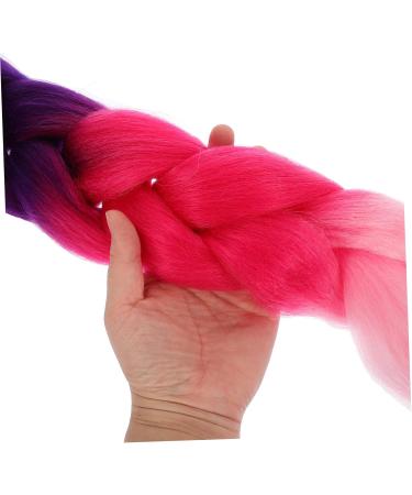 DOITOOL Braiding Hair Extensions for Women Color Big Braid Hair Ponytail Hair Extensions for Braids Brunette Hair Ponytail Wigs Kanekalon Braids Hair Extensions To Weave Extend Size 1 As Shown - Buy Online on GoSupps.com