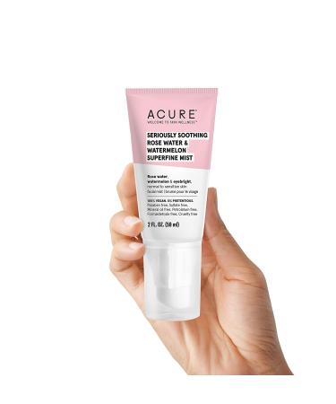 Acure Seriously Soothing Rose Water & Watermelon Mist - 2 fl oz - Hydrating & Refreshing Face Mist - Buy Online on GoSupps.com