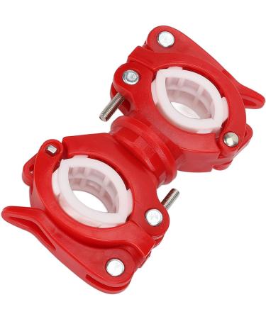 Walker Cane Holder 2 Sets Quick Installation Wheelchair Walking Cane Holder 360 Degree Rotation for Electric Scooter (Red White) - Buy Online on GoSupps.com