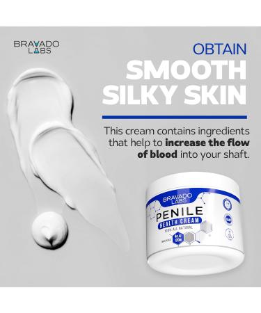 Bravado Labs Premium Penile Health Cream - Natural Moisturizing Lotion for Men - Relief for Chafing, Itching, and Dryness (4oz) - Buy Online on GoSupps.com