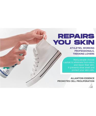 Lapitak Shoe Deodorizer and Foot Spray - Odor Eliminator with Allantoin and Tea Tree Oil - 4.2 OZ - Buy Online on GoSupps.com