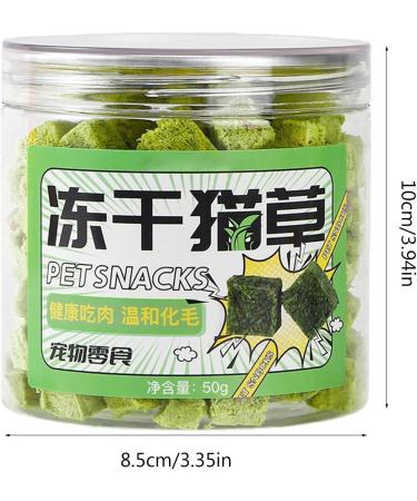 Keep Your Cat Happy and Healthy with Cat Grass Chewables Wheatgrass for Natural Hairball Excretion Wheatgrass 50g Cat Hairball Removal - Buy Online on GoSupps.com