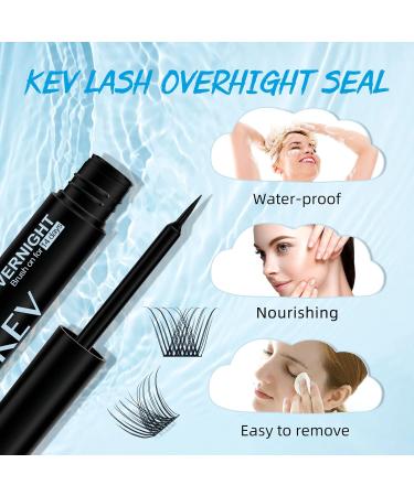 Lash Overnighter Lash Cluster Sealer - Extend Lash Wear Up to 14 Days | Long Lasting and Easy to Remove 5ml Black - Buy Online on GoSupps.com