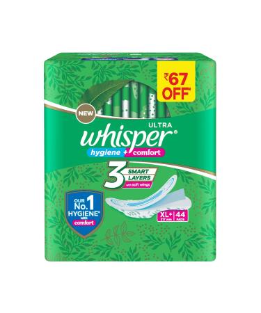 Whisper Ultra Clean -XL Wings 44 Pads