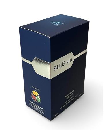 BLUE MEN Eau de Parfum for Men 3.4 Fl Oz Notes: Grapefruit Lemon Mint Vetiver - Buy Online on GoSupps.com