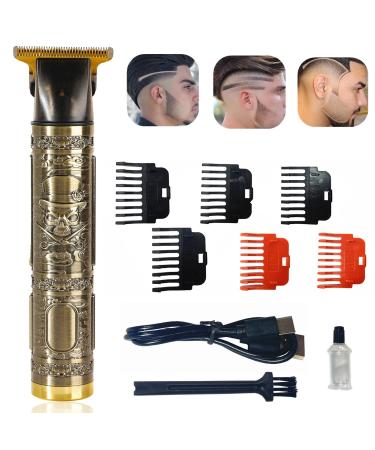 Hair Clippers for Men, Professional Hair Trimmer T Blade Trimmer Zero Grapped Trimmer, Cordless Rechargeable Bear Trimmer Shaver Hair Cutting Kit
