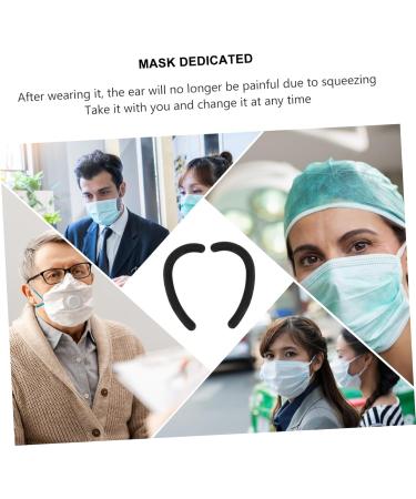 Solustrie 30 Pairs Anti-Snag Ear Bracket Hooks for Children's Face Masks - Glasses Support & Comfort - Buy Online on GoSupps.com