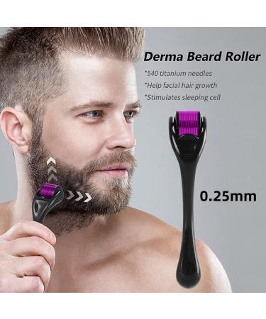 Derma Roller for Face Face Roller for Hair Growth & Beard Growth Micro Derma Skincare Tool for Women and Men (0.25 mm) 0.25mm - Buy Online on GoSupps.com