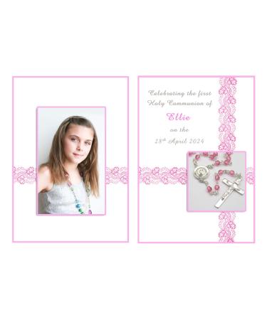 Holy Communion Edible Icing Cake Topper Personalised Book Style