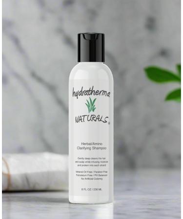 Hydratherma Naturals Herbal Amino Clarifying Shampoo - 8.0 fl. oz. | Best Amazon Seller for Clean Nourished Hair - Shop Internationally - Buy Online on GoSupps.com