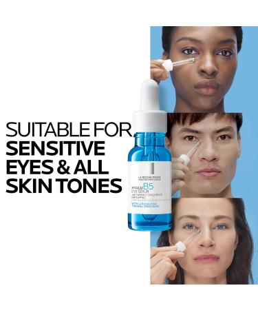 La Roche-Posay Hyalu B5 Eye Serum with Hyaluronic Acid & Caffeine for Dark Circles Hydrating Serum for Dark Circles and Wrinkles with Roller Ball Applicator Replumps Under Eye Fragrance Free - Buy Online on GoSupps.com
