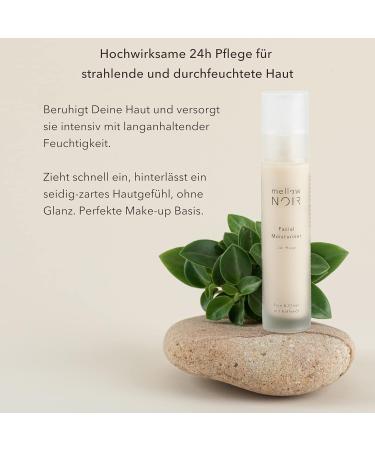 Mellow Noir Facial Moisturizer | 24h Hydration | Vegan & Climate-Neutral | 50ml Clean Natural Face Cream for All Skin Types - Buy Online on GoSupps.com