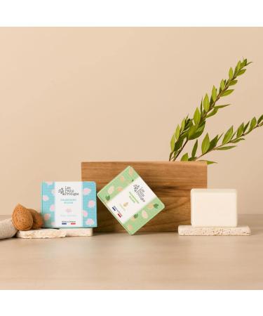 100% Natural Almond Solid Shampoo - All Hair Types - Made in France - Respects the Scalp - Not Tested on Animals - Recyclable Packaging - LES PETITS PRODIGES - Buy Online on GoSupps.com