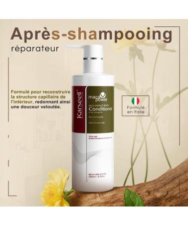 Karseell MACA CARE SYSTEM Shampooing Hydratant + Apr s-Shampooing R parateur Nourrissant Cheveux Secs Ab m s Teints Anti-Frisottis Argan Maca Brillance Douceur Nutrition Sans Sulfates Ni Parab nes - Buy Online on GoSupps.com