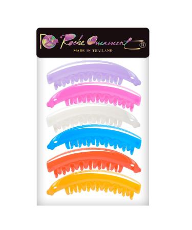 RC Roch 6 Colorful Multifolitis Hair Canvasse - High-Quality Volume Boosting Hair Accessories for Women | 6-Piece Set - Buy Online on GoSupps.com