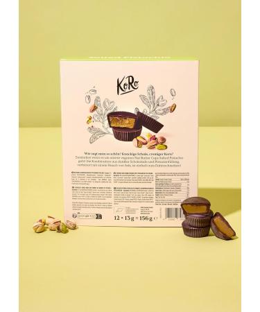 KoRo - Nut Butter Cups Organic Salted Pistachios Gift Set 12 x 13g - Sweet with coconut blossom sugar - Vegan - Ideal gift for gourmets - Buy Online on GoSupps.com