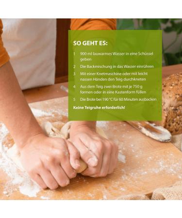 Buy Brothers Protein Bread Baking Mix Classic - 2.5 kg | 90% Fewer Carbs | Wheat-Free Diabetic-Friendly Rye Bread | Made in Germany - Buy Online on GoSupps.com