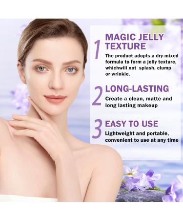 CAHIUYOA Oil Control Setting Powder | Long Lasting Matte Finish Face Primer & Makeup Powder Puff | Blurring Compact Powder for Flawless Skin - International Shipping Available - Buy Online on GoSupps.com