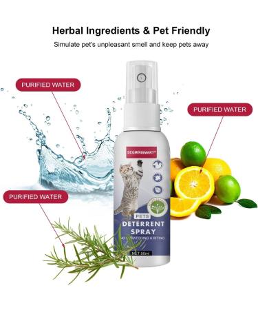 Segminismart Scratch-Resistant Spray - Anti-Scratch Protection for Cats & Dogs - 50ml | Safe for Furniture & Home - Buy Online on GoSupps.com