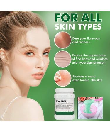 Poztl Gel Mask Powder | DIY Tea Tree Oil Peel-Off Hydro Face Mask for Fine Lines & Uneven Skin Tone | 23 fl oz - Buy Online on GoSupps.com