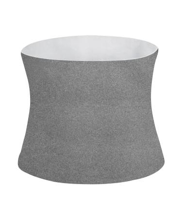 Clobeau Kidney Warmer & Lumbar Support Belt | Wool Thermal Brace for Back Pain Relief | Plush Waist Warmer for Radiculitis & Rheumatic Support - Dark Grey - Buy Online on GoSupps.com