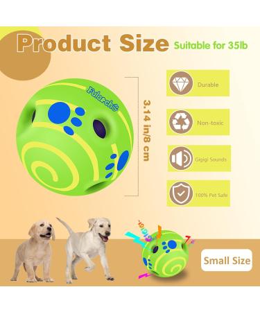 Buy Dauchgoe 3.46 Interactive Dog Ball Toy - Durable Water-Resistant Teeth Training Ball for Small & Medium Dogs - Ideal for Playtime - Buy Online on GoSupps.com