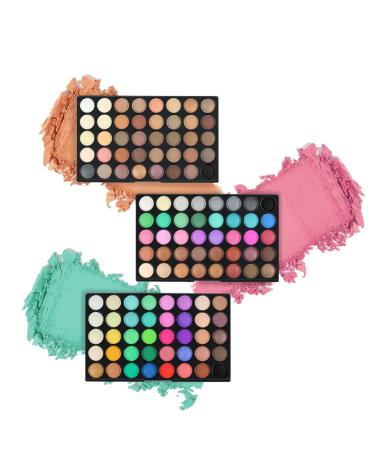 FantasyDay 120 Colors Highly Pigmented Matte Eyeshadow Palette - Warm Natural Makeup Kit - Shimmer & Matte Eye Cosmetics - Buy Online on GoSupps.com