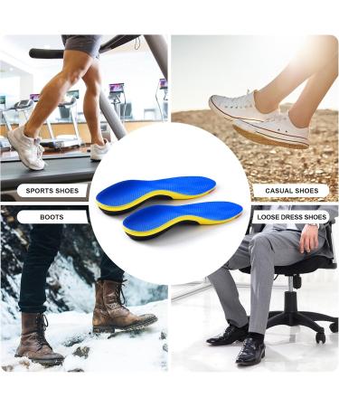 Orthopedic Insoles for Plantar Fasciitis & Flat Feet - EU 44-46 (27.5-28.5 cm) | Ultimate Comfort for Work & Sports - Buy Online on GoSupps.com