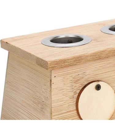 Moxibustion Bamboo Box - 3 Types | Popular Moxa Roll Stick Holder & Acupuncture Massage Tool (2 Holes) - International Shipping Available - Buy Online on GoSupps.com