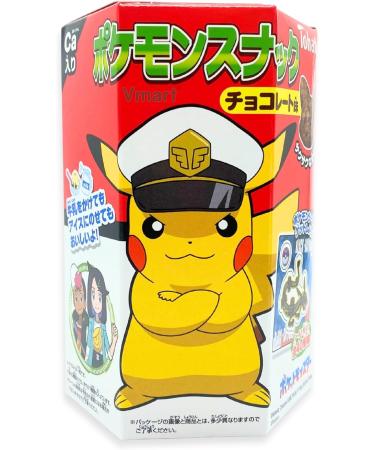 Tohato Pokemon Chocolate Flavour Corn Puff Snack 23g (Pack of 6) 1 Case - Buy Online on GoSupps.com