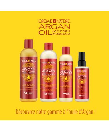 Creme of Nature Argan Oil Hair Treatment | Moisturizing Conditioning for Hair | 12 Fl Oz - Buy Online on GoSupps.com
