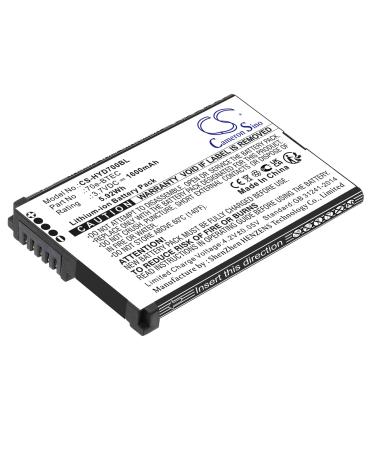 Tingen 1600mAh Battery Replacement for Dolphin 70e Healthcare Sled Dolphin 75e Captuvo SL42 Sled Dolphin 60s BAT-EXTENDED-01 70e-BTEC 60S-Batt-1 (3.7V)
