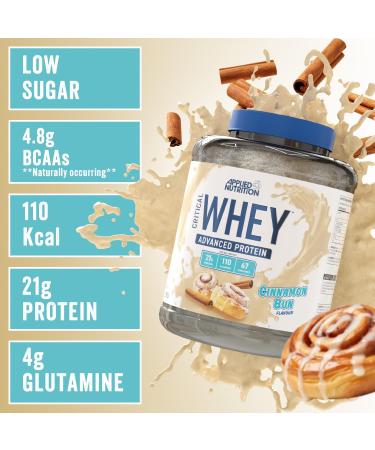 Buy Critical Whey Cinnamon Bun - 2000g | Best International Shipping & Premium Protein Fitness Supplement - Buy Online on GoSupps.com
