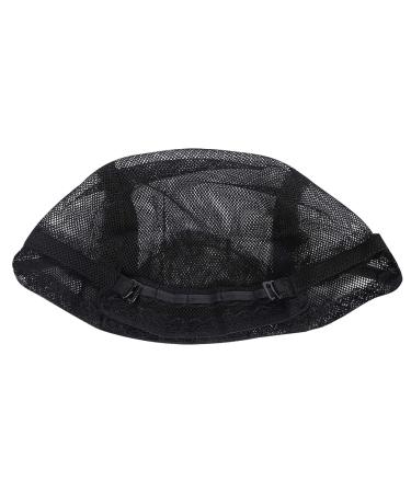 Knitted Net Black Elastic Hair Net - Breathable Adjustable Salon Hair Fixing Solution | International Shipping Available - Buy Online on GoSupps.com