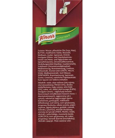 Buy Knorr Gourmet Sauce Hollandaise (2-Pack 2x 1L) - Fine Butter Taste for International Shipping - Buy Online on GoSupps.com