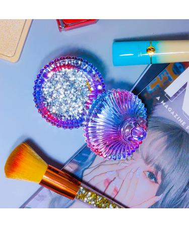 NYKAA Luxury Large Nail Dappen Dish 83ml with Lid - Extra Large Crystal Glass Dapping Dish for Acrylic Nails - Purple - Buy Online on GoSupps.com