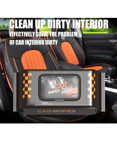 Premium Car Interior Cleaning & Polishing Towels | Leather Cleaner & Conditioners | 2-Pack Wet Wipes for Cars & Furniture - Buy Online on GoSupps.com