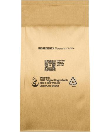 Buy Pure Original Ingredients Epsom Salt (10 lb) - Food Grade Magnesium Sulfate for Soaking | Fast International Shipping - Buy Online on GoSupps.com