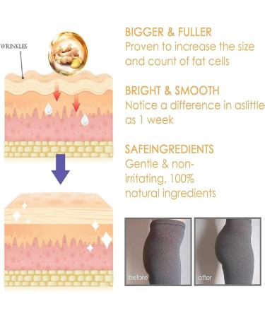 EXQST Butt Enhancement Cream Women Sculpting Firming Cream Effective Butt Enlargement Cream Butt Lifting Massage Cream Shaping Natural Peach Butt - Buy Online on GoSupps.com