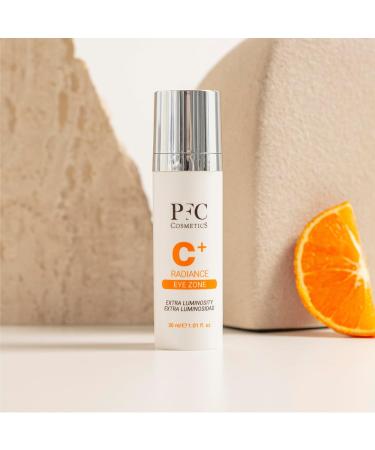 PFC Eye Contour with Vitamin C+ and Hyaluronic Acid 30 ml. It Reduces Puffiness and Wrinkles. Anti-aging. Antioxidant. Decongestant. Moisturizing - Buy Online on GoSupps.com