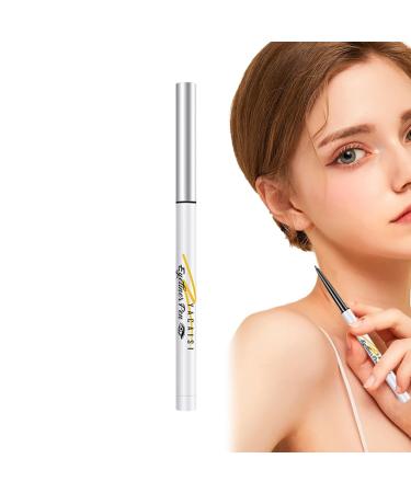 Eyeliner Gel - Smudge Proof Eyeliner | Long-Lasting Eyeliner Pencil Glide on Smooth Gel Pigments Wear Smudge Resistant Waterproof Gel Liner for Travel Rowces Golden brown